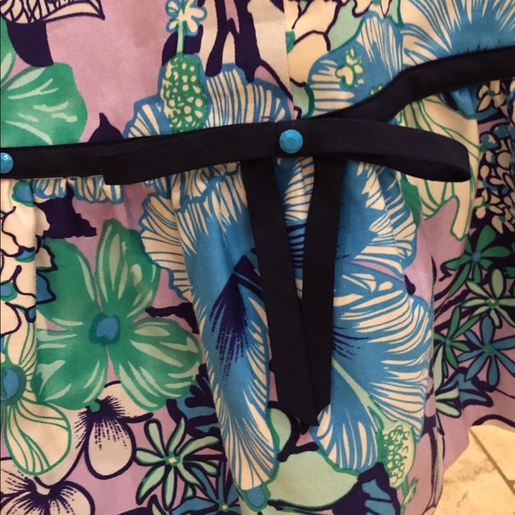 Old TIBI! Strapless dress w boning and tropical tiki - Picture 2 of 6